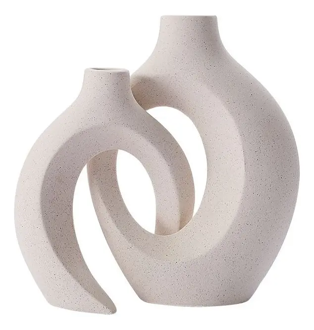 Dupla De Vasos Decorativos Enfeite Decorativo Minimalista - Imagem 3