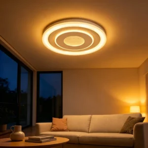 Luminária De Teto Para Sala 72w 5670 Lumens Com 3 Tons