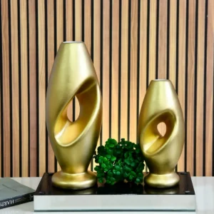 Vasos Dupla Planta Artificial Decoração Decorativa Grande