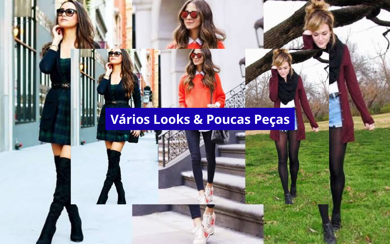 Como criar mais de 100 looks com poucas peças