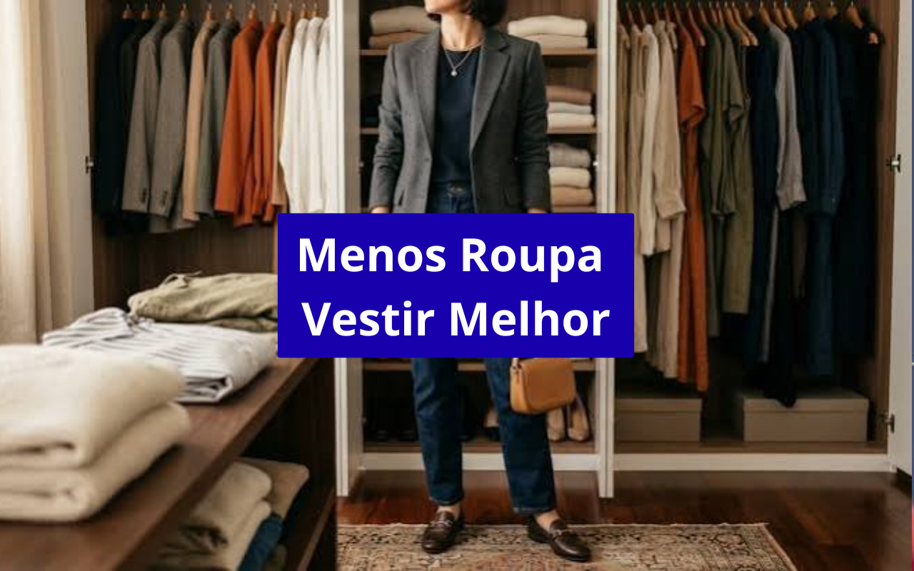 Como comprar menos roupas e se vestir melhor: o segredo para um guarda-roupa elegante, inteligente e funcional